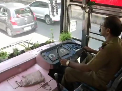 कर्नाटकः ड्राइवर की अनोखी पहल, बीएमटीसी की बस में बनाया मिनी गार्डन 