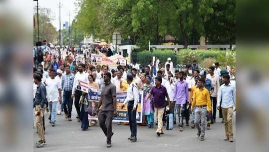 महाआक्रोश मोर्चाने दणाणले शहर