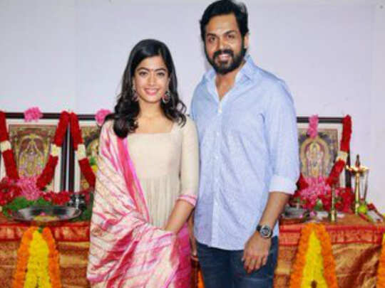 Karthi Sultan, Rashmika Mandanna: கார்த்தி நடிக்கும் சுல்தான்: மன்னிப்பு  கேட்ட ராஷ்மிகா மந்தனா! - rashmika mandanna and karthi starrer bakkiyaraj  kannan next film title sultan - Samayam Tamil