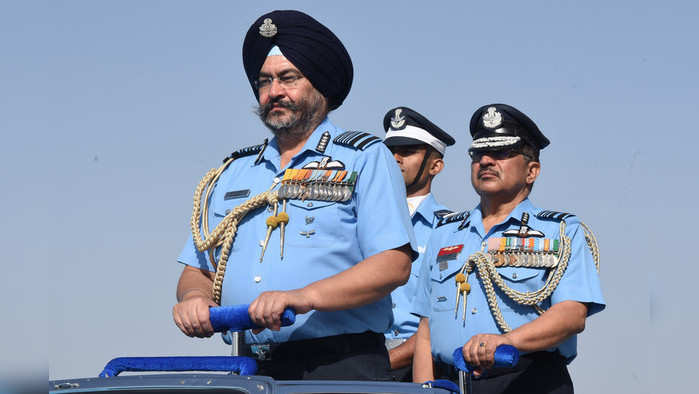 Air Chief Marshal B.S. Dhanoa reviews combined Graduation Parade  held at Air Force Academy Dundigal on Saturday.