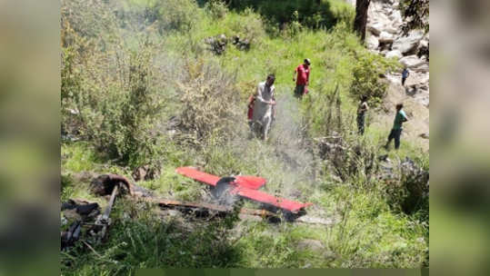 उत्तराखंड: मदतकार्यादरम्यान हेलिकॉप्टर कोसळून ३ ठार