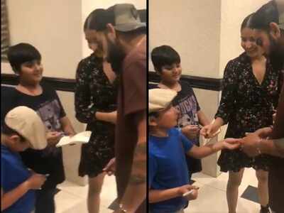 IND vs WI : விராட் கோலிக்கே ஆட்டோகிராஃப் போட்டு கொடுத்த சிறுவன் யார் தெரியுமா? - வைரலாகும் வீடியோ