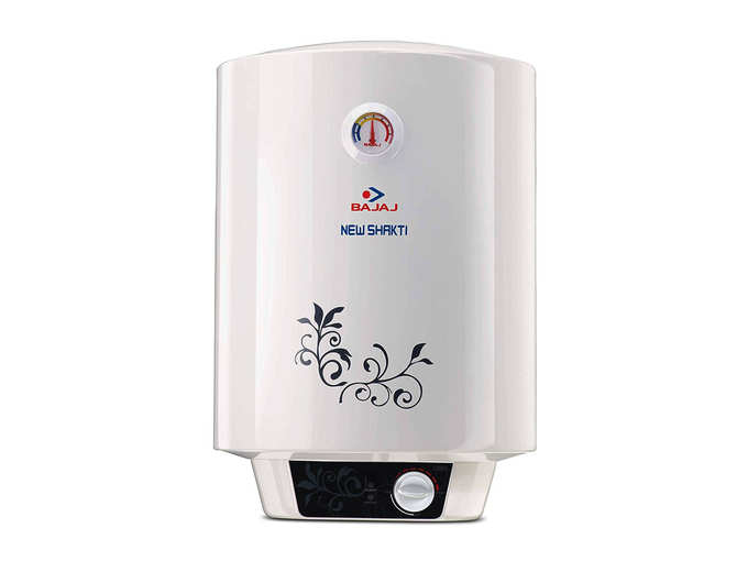 Bajaj New Shakti Storage 15 Ltr Vertical Water Heater, White, 4 Star