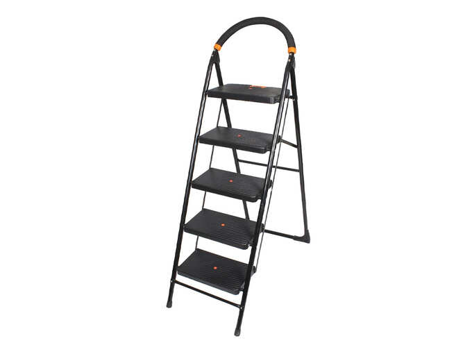 Parasnath Back Heavy Folding Ladder with Wide Steps Milano 5 Steps 5.2 Ft Parasnath Back Heavy Folding Ladder with Wide Steps Milano 5 Steps 5.2 Ft