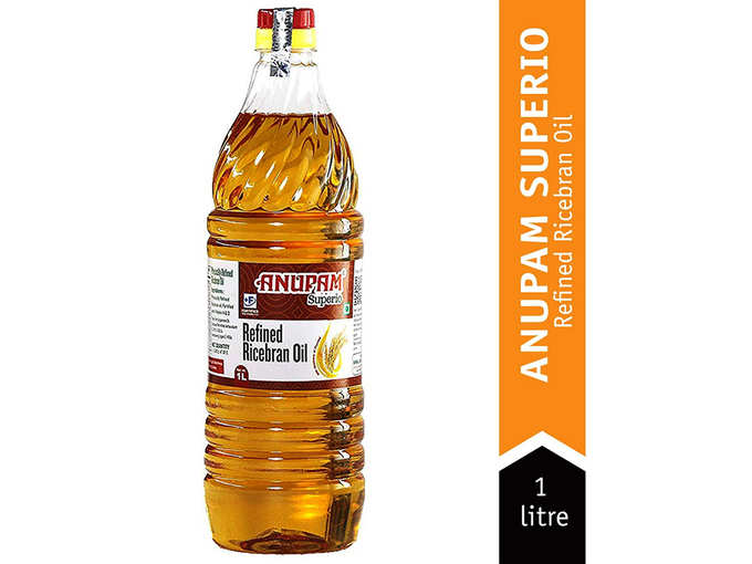 ANUPAM GOLD Superio Refined Rice Bran Oil (1 L)