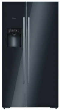 bosch kad92sb30 639l side by side refrigerator black