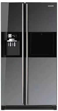 Samsung Frost Free 554 L Side By Side Refrigerator (rs21hzlmr1, Black Mirror)