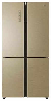 Haier Frost Free 712 L Side By Side Refrigerator (HRB-738GG, Golden Glass)