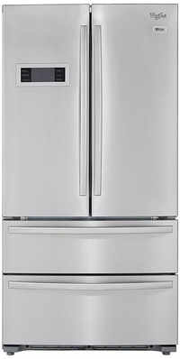 whirlpool 570 l inverter frost free multi door refrigerator 702 french door bottom freezer stainless steel