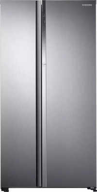 samsung 674 l real stainless rh62k60a7sltl frost free side by side refrigerator