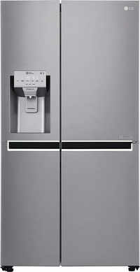 LG 668 L Frost Free Side by Side Refrigerator (GC L247CLAV, Platinum silver3,Inverter Compressor)