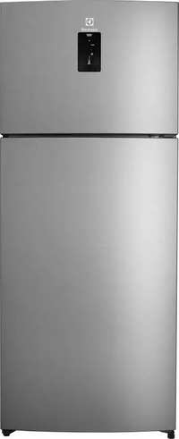 electrolux 470 l frost free double door 2 star refrigerator arctic steel etb4702aa