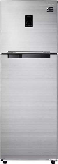 samsung 275 l 3 star frost free double door refrigerator rt30k3723s8 elegant inox 2 in 1 convertibleinverter compressor