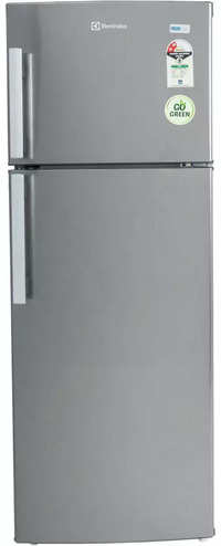 electrolux 235 l brushed hairline ref ep242lsv hfb frost free double door 2 star refrigerator