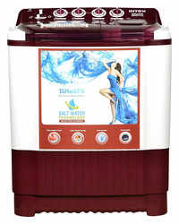 intex 76 kg semi automatic top loading washing machine wms76ft white cherry red