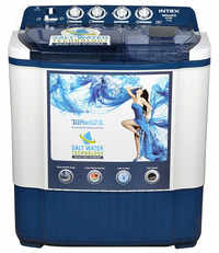 intex 72 kg semi automatic top loading washing machine wmsa72db dark blue