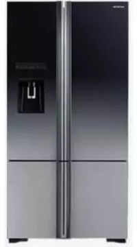 hitachi r wb800pnd6x 697 ltr side by side refrigerator