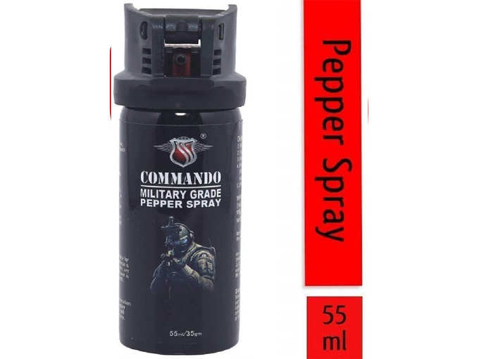 Shadow Securitronics Commando Strong Military Strength OC Pepper Spray with Safety Lock, Self Defence for Womenl