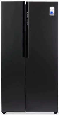 Haier 565 L Inverter Frost-Free Side-by-Side Refrigerator (HRF-619KS, Black Silver)