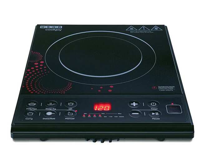 Usha Cook Joy (3616) 1600-Watt Induction Cooktop (Black) Usha Cook Joy (3616) 1600-Watt Induction Cooktop (Black)