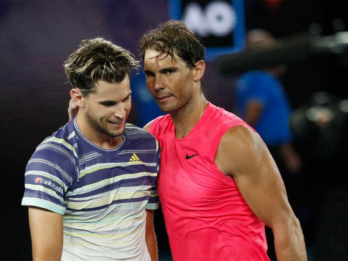 Theim Vs Nadal थ म न नड ल क ऑस ट र ल यन ओपन स ब हर क य Dominic Thiem Stuns Nadal In Australian Open Quarter Final Navbharat Times