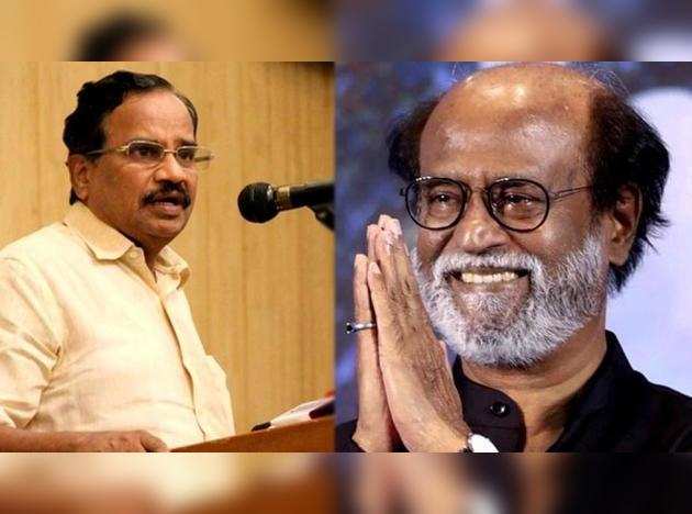 Image result for tamilaruvi manian VS RAJINI