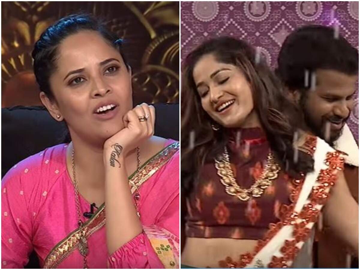 jabardasth latest promo: Hyper Aadi: మాధవీలతతో ఆది రొమాన్స్, అసూయతో రగిలిపోయిన అనసూయ - Samayam Telugu