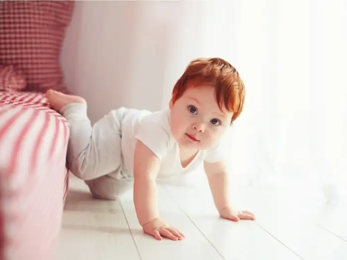 what to do when baby falls off the bed