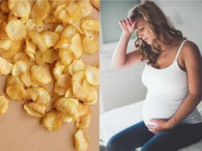 गर्भवती महिलाओं को नहीं खाने चाहिये आलू के चिप्‍स, बेबी हो सकता है नुकसान 