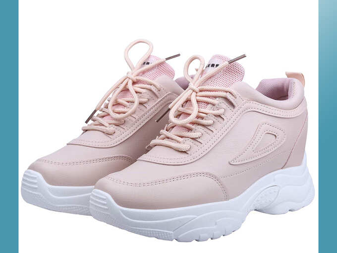 Latest Ladies Inner High Heel Sports Lace Running Shoes Latest Ladies Inner High Heel Sports Lace Running Shoes