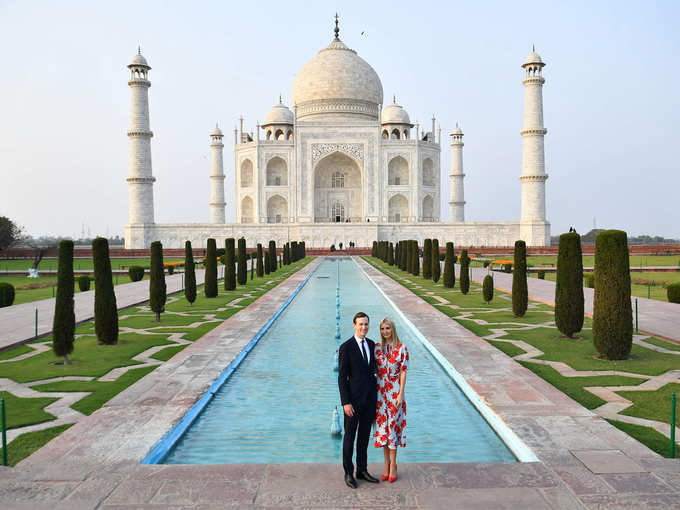 Ivanka Trump In Taj Mahal Images Of Ivanka Trump While Her Visit To Taj Mahal Navbharat Times Photogallery