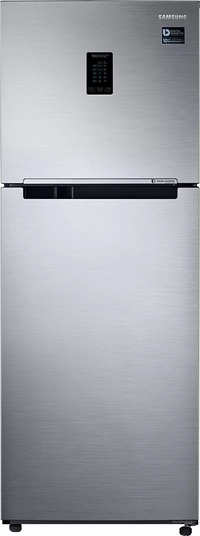 samsung 324 l 2 star inverter frost free double door refrigerator rt34t4542s8hl elegant inox convertible