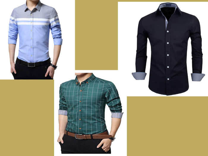 Men Formal Shirt ऑफ स क ल ए च ह ए शर ट त Amzon स सस त म ऑर डर कर Men Formal Shirt Men Formal Shirt On Amazon Navbharat Times