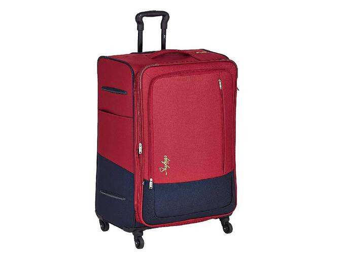 Skybags Romeo Polyester 79 cms Red Softsided Check-in Luggage (STROM78ERED)