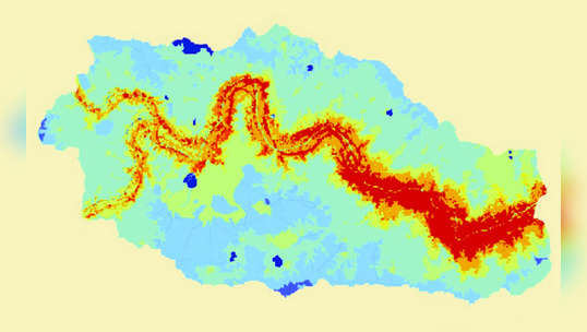 भूगोल विभागाने बनवले पूर नियंत्रण मॉडेल