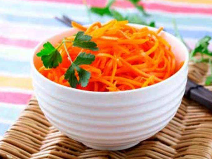 गाजर के अलग रंग और गुण