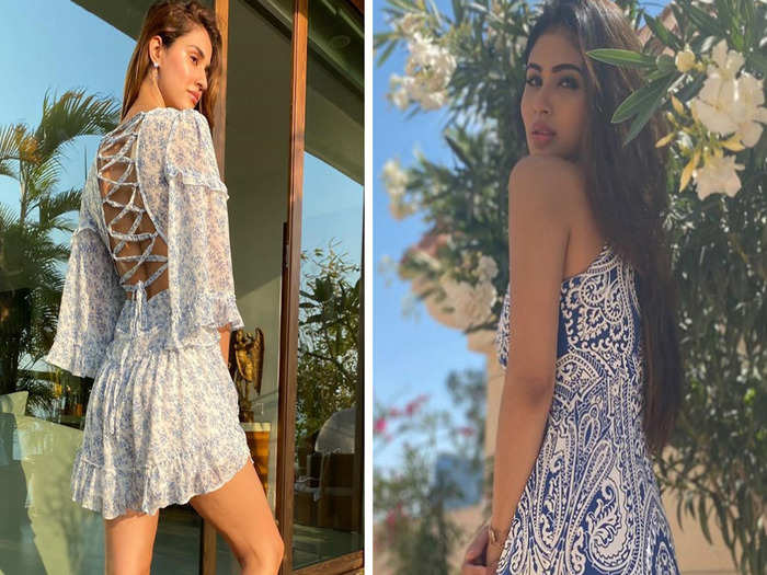 Disha Patani In Sexy Floral Dress द श प टन और म न र य इन ड र स स म लग रह कम ल Navbharat Times