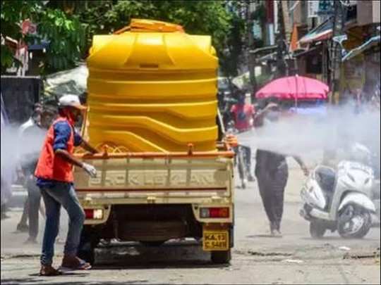 corona disinfectant in bengaluru toi