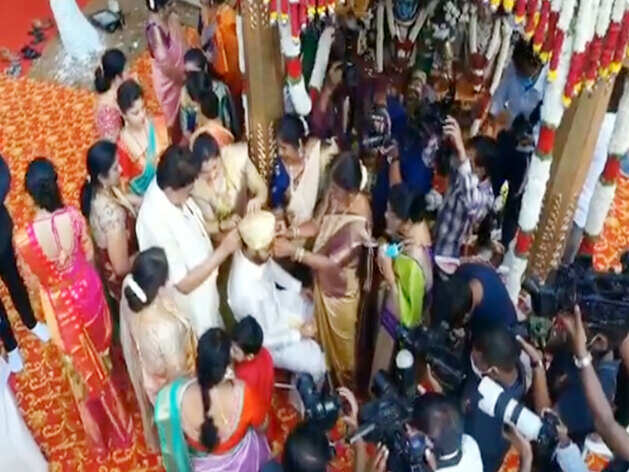 kumarswamy son wedding: एचडी कुमारस्वामी के ...