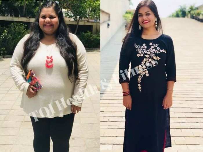 real weight loss story how this woman lost 50 kilos in 8 months just following this workout and diet plan