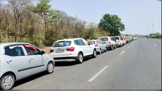 स्थलांतरितांची गुजरात, राजस्थानकडे कूच; मुंबई-अहमदाबाद मार्गावर वाहतूक कोंडी