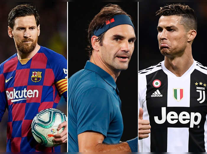 covid 19 pandemic affect: roger federer replaces lionel messi in the list of world s highest paid athletes