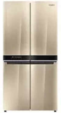 whirlpool w series 677 l four door frost free refrigerator convertible freezer crystal mocha 10 years warranty