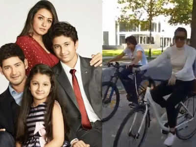 महेश बाबू की पत्नी नम्रता शिरोडकर ने पोस्ट किया बच्चों के साथ साइकलिंग वीडियो, परिवार में मशगूल हैं ऐक्ट्रेस 