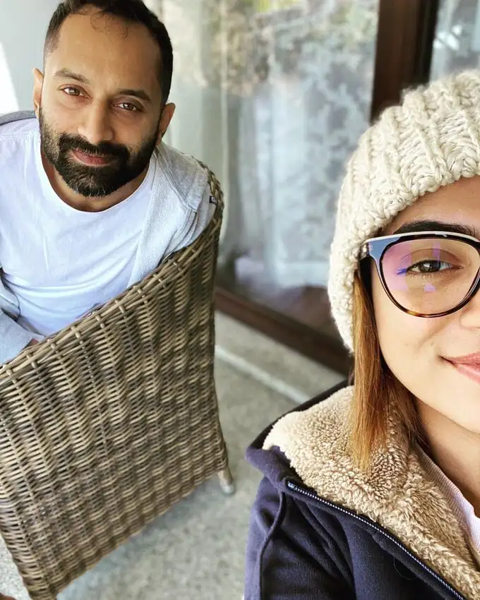 Fahadh Nazriya Nazriya Sharing Fahad S Picture Yes Those