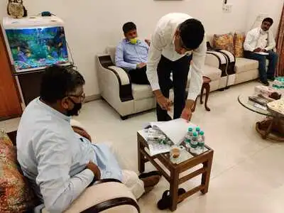 Meeting held at Union Minister Ravi Shankar Prasad's residence to ...