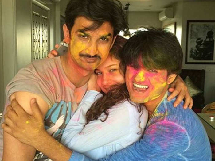 sandip ssingh with susshant and ankita lokhande