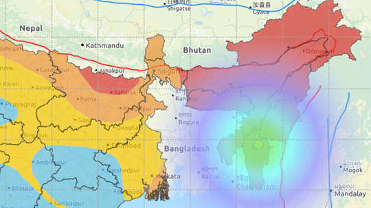 earthquake: ईशान्य भारतातील ५ राज्यांना भूकंपाचे धक्के; ऐझॉल केंद्रबिंदू