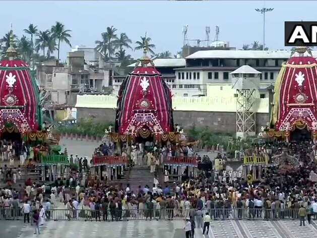 Jagannath puri rath yatra: रथ में सवार भगवान जगन्नाथ, थोड़ी देर में शुरू होगी यात्रा