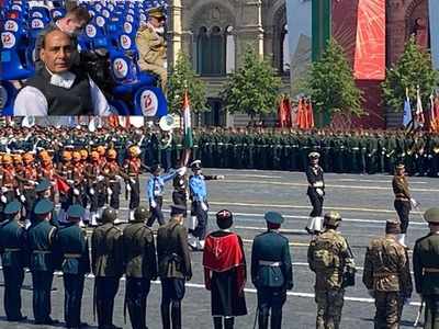 Russia Victory Day Parade: मास्को में 75वीं विक्ट्री डे परेड, भारतीय सैन्य दल ने बांधा शमां 